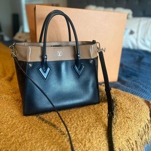 Louis Vuitton On My Side MM crossbody tote